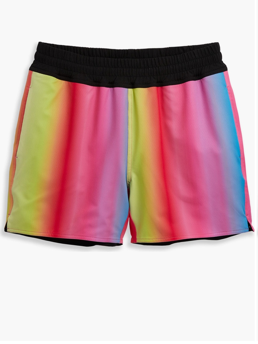 NWOT TomboyX 5-Inch Reversible Board Shorts in Melting Rainbow Size Medium - Picture 8 of 10